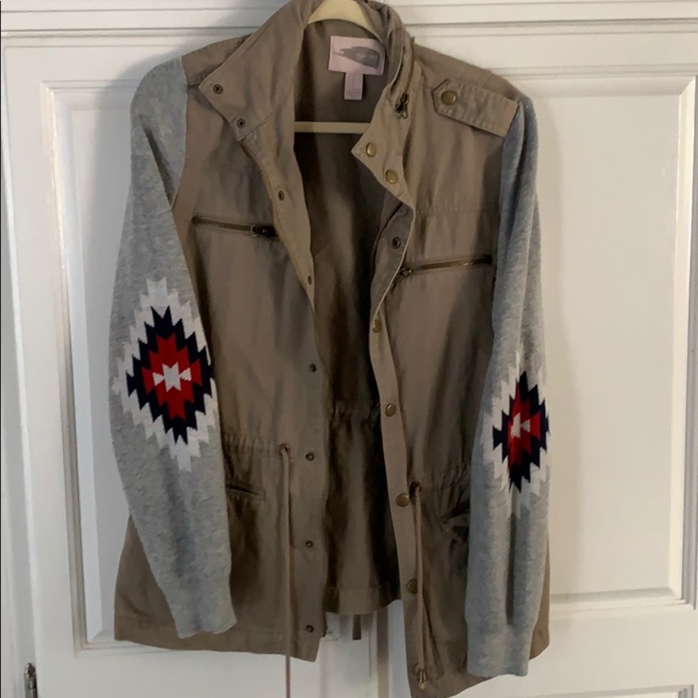 Forever 21 utility jacket with sleeves